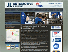 Tablet Screenshot of jlautorepair.com